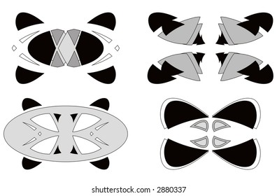 Decoration elements. Design patterns.