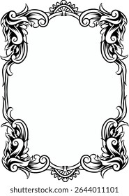 decoration frame vintage design ornament