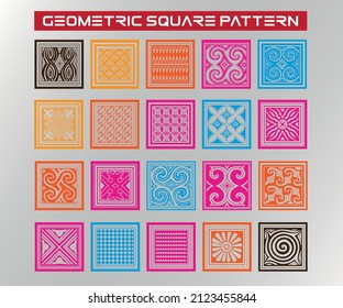 decoration decoration geometric square pattern 