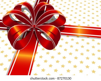 Decoration gift ribbon with bow