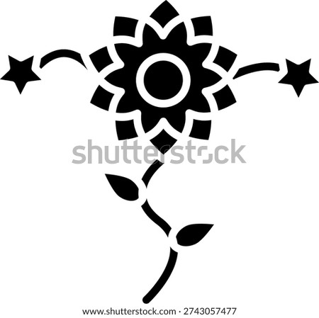 Decoration Glyph Icon Vector Design