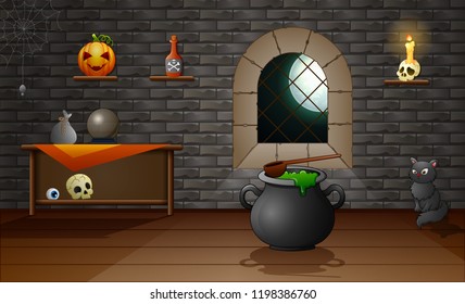 Decoration house of halloween