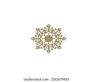decoration icon boutique logo design vector
