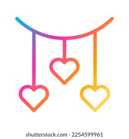 decoration icon gradient style valentine illustration vector element and symbol perfect. Icon sign from modern collection for web. Nice design perfect.