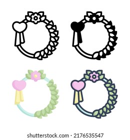 Decoration Icon Set Style Collection