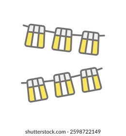 Decoration icon vector stock illustration