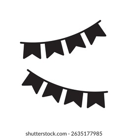 Icono de decoración con fondo blanco Vector Ilustración de stock