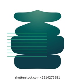 Decoration illustration. Unique color background design. Fluid gradient composition. Creative illustration for poster, web, abstract, frame cover, advertisement, greeting, card, wallpaper. 