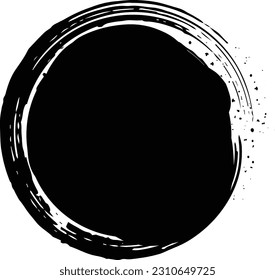 Decoration of an Ink Round Brush