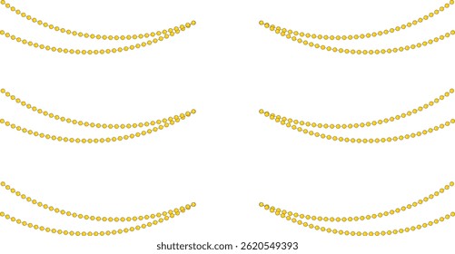 Decoration Item Vector Design Illustration Set Of Line Art