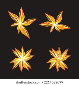 Decoration items vector Illustration image 