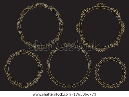 Decoration Kay vector illustration material Collection