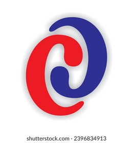 decoration letter concept logo vector