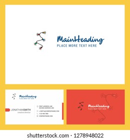 Decoration light Logo design with Tagline & Front and Back Busienss Card Template. Vector Creative Design