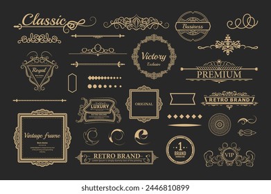  Decoration for logos, page, wedding album or restaurant menu