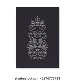 Decoration Mayan Style geometry style