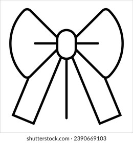 decoration, minimal Christmas icon. Vector illustration