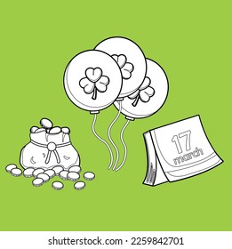 Decoration Object Party Digital Stamp