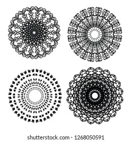 decoration ornament set, vector design element