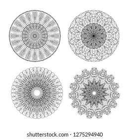 decoration ornament set, vector design element
