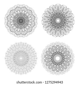 decoration ornament set, vector design element