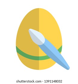 decoration paschal egg with design paint ideas