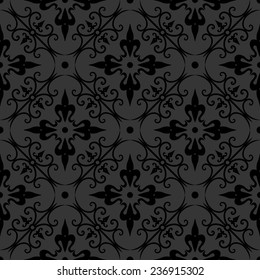 decoration seamless ornament pattern, vector background fully editable, you can change form and color
