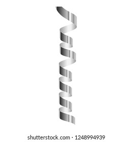 Decoration serpentine icon. Realistic illustration of decoration serpentine vector icon for web design isolated on white background
