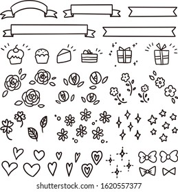 
It is a decoration set for Valentine