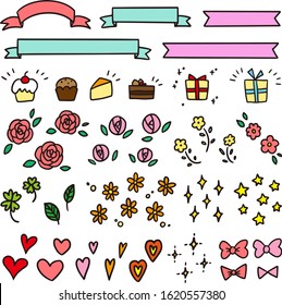 
It is a decoration set for Valentine
