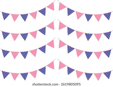 Decoration Set Vector Use For Birthday, Anniversary , Celebration ,festival , Poster 