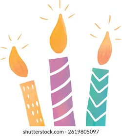 Decoration Set Vector Use For Birthday, Anniversary , Celebration ,festival , Poster 