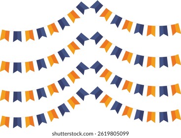 Decoration Set Vector Use For Birthday, Anniversary , Celebration ,festival , Poster 