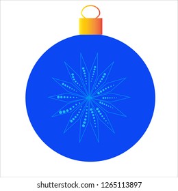 decoration with snowflake
