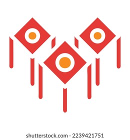 decoration solid red illustration vector and logo new year icon perfect. Icon sign from modern collection for mobile concept and web.