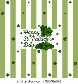 Decoration for St Patricks day. Vector design greetings card or poster.