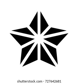 decoration star icon  