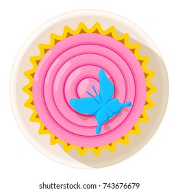 Decoration sweet icon. Cartoon illustration of decoration sweet vector icon for web