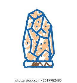 decoration table lamp doodle icon sketch vector. decoration table lamp sign. isolated symbol illustration
