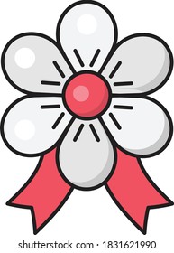 decoration vector colour line icon 