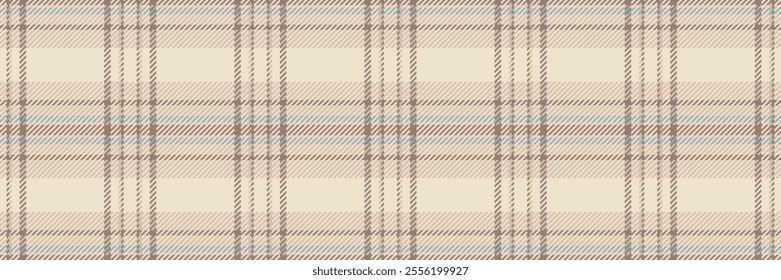 Decoration vector pattern background, wool tartan texture check. Mix seamless plaid textile fabric in light and pastel colors palette.