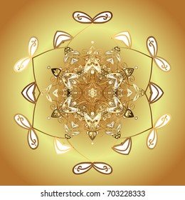 Decoration winter snow icons. Vector christmas abstract colorful background with falling snowflake. Snowflakes Vector illustration.