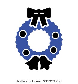 Decoration Wreath Icon , Vector Graphics