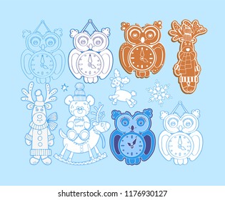 Decorations for Christmas trees