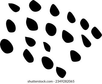 Decorations element simple shapes doodle 