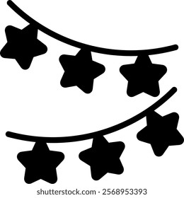 Decorations Icon Glyph Vector Illustration
