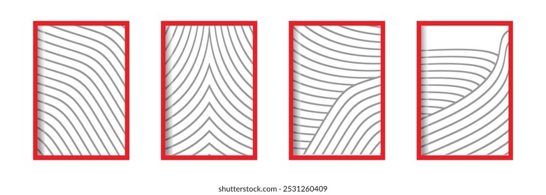 Decorations set line pattern vector ilustration geometric-pattern, seamless-pattern, abstract-pattern background simple design home family