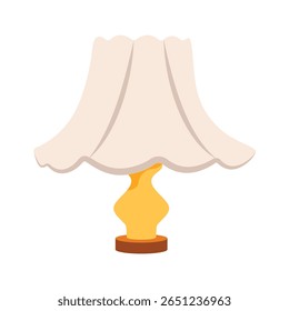 Um ícone 2d decorativo de lâmpada para iluminação