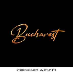 dekorativer 3D-goldener buchkarester Text auf schwarzem Hintergrund