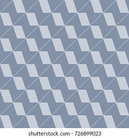 Decorative 3d tile seamless vector pattern